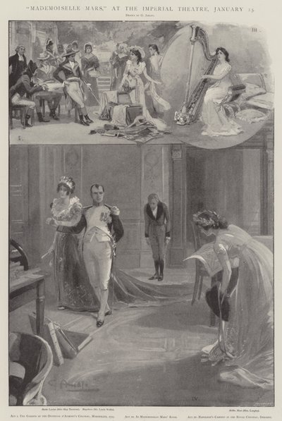 Mademoiselle Mars, en el Teatro Imperial, 25 de enero de G.S. Amato